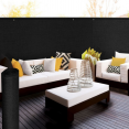 Zwart privacyscherm 1,8 x 10 m 220 g/m² met hoge dichtheid professionele luxe kwaliteit
