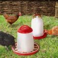 Set van voederbak 3 kg en drinkbak 3L voor kippen en pluimvee
