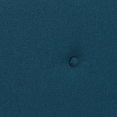 Scandinavisch tweepersoonsbed OSLO 140 x 190 cm in eendenblauwe stof