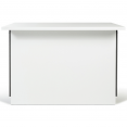 Keukeneiland IVO 120 cm wit en grijs met werkblad