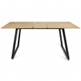 Eettafel HAVANA uitschuifbaar voor 6-8 personen industrieel design 150/180 cm