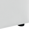 AUSTIN-tweepersoonskofferbed met matrasbodem 140 x 190 cm PVC wit