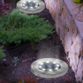 Set van 10 solar discs met ledlampen voor de tuin