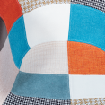 Set met 2 SARA tafelfauteuils met kleurrijk patchwork