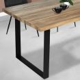 Set van 2 vierkante tafelpoten 78x71 cm industrieel design