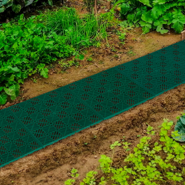 Set van 10 tuinroosters in groen 29,5 x 29,5 cm