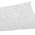 Voile d'ombrage rectangulaire design ombrière camouflage 4x6 M blanc