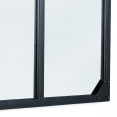 Miroir verrière 4 bandes design industriel 110X70 cm