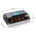 Automatische broedmachine, 4 tot 35 eieren, alle soorten pluimvee, met eierschouwer