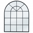 Miroir verrière arche design industriel 80 x 100 cm