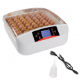 Professionele automatische broedmachine, 56 eieren, verlicht, incubator met led-eierschouwer