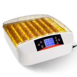 Professionele automatische broedmachine, 56 eieren, verlicht, incubator met led-eierschouwer