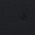 Scandinavisch tweepersoonsbed OSLO 140 x 190 cm in zwarte stof
