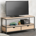 DETROIT TV-meubel met 2 lades in industrieel design