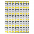 Buitentapijt SARI driehoeken grijs en geel 270 x 370 CM