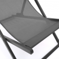 Set van 2 LOTA stoelen in staal en lichtgrijze textilene stof