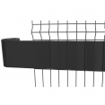 Kit de lamelles occultantes PVC souples gris anthracite horizontales 35 M