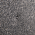 Lit coffre double scandinave LULEA 140 x 190 CM tissu gris anthracite