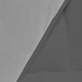 Couette 140x200 CM ZOE polaire biface gris clair et gris 400 gr