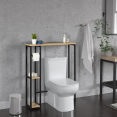 DETROIT WC-wastafel met planchetten in industrieel ontwerp