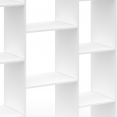 COLETTE boekenplank met 11 witte vakken H.143 cm