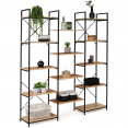 DETROIT industrieel ontwerp 5-tier trio boekenplank 170 cm