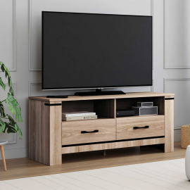 IDAHO TV-meubel met 2 lades en modern design 113 cm