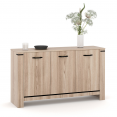 IDAHO 3-deurs dressoir met eigentijds design 140 cm