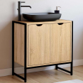 Meuble sous-lavabo salle de bain DETROIT design industriel