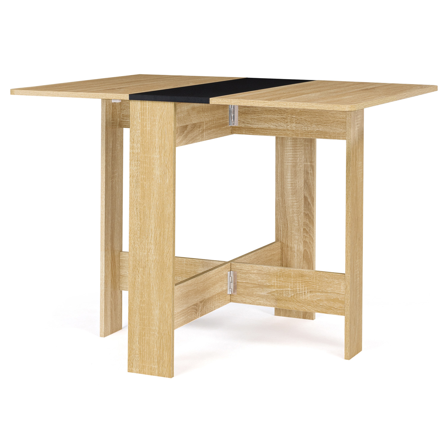 IDMarket - Table Console Extensible Toronto 14 Personnes 300 cm Design  Industriel