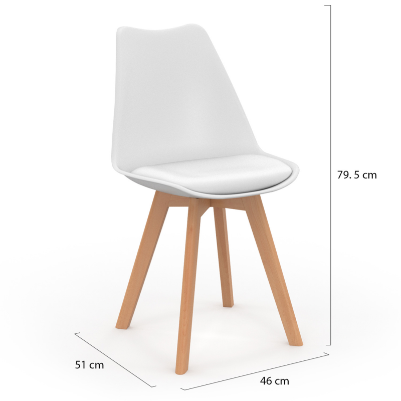 Chaise scandinave : 17 modèles en bois pour salle à manger