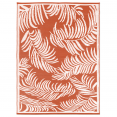 Buitentapijt COCO tropisch terracotta en wit 270 x 470 CM