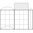 Complete set van 3 modulaire metalen bakken voor moestuin en tomatenkas + trellis + deksel