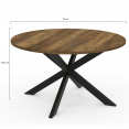 HAWKINS ronde salontafel met spinpoot 70 cm