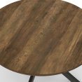 HAWKINS ronde salontafel met spinpoot 70 cm