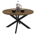 HAWKINS ronde salontafel met spinpoot 70 cm