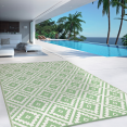 Tapis extérieur BAHAMAS vert sauge 180 x 280 CM