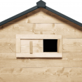 Poulailler chalet XL pour poules avec pondoir en bois