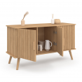 JULIETTE 110 cm dressoir met lamelleneffect 3 deuren