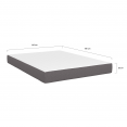 Matelas 140x190 cm STELLA à mémoire de forme épaisseur 20 cm