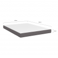 Matelas 140x190 cm STELLA à mémoire de forme épaisseur 16 cm