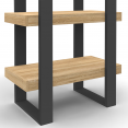 PHOENIX hout en zwart 4-niveau plank
