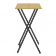 Lot de 2 tables d'appoint pliantes DETROIT design industriel