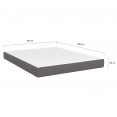 Matelas 160x200 cm STELLA à mémoire de forme épaisseur 20 cm