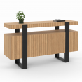 OCTAVE 4-deurs dressoir met lattenbodem 140 cm