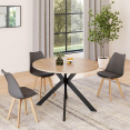 ALIX ronde uitschuifbare eettafel voor 4-10 personen 110 - 200 cm