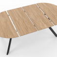 ALIX ronde uitschuifbare eettafel voor 4-10 personen 110 - 200 cm