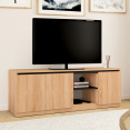 TOMI 3-deurs beuken TV-meubel 140 cm