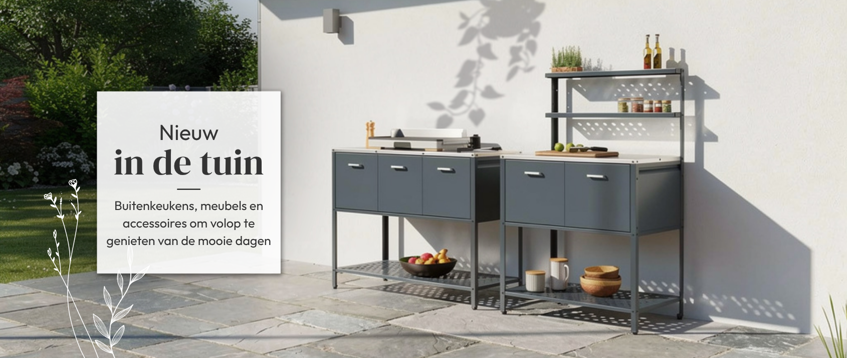 Een selectie loungemeubels om je buitenruimte in stijl in te richten